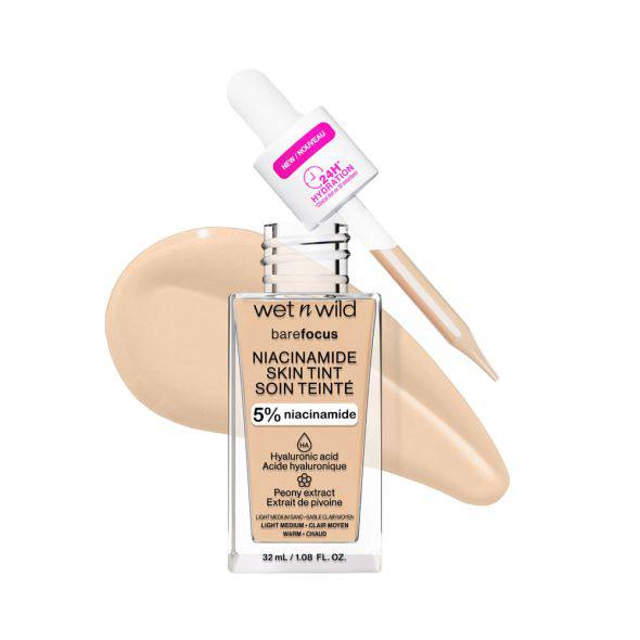 Wet n Wild Bare Focus Niacinamide Skin Tint – light medium