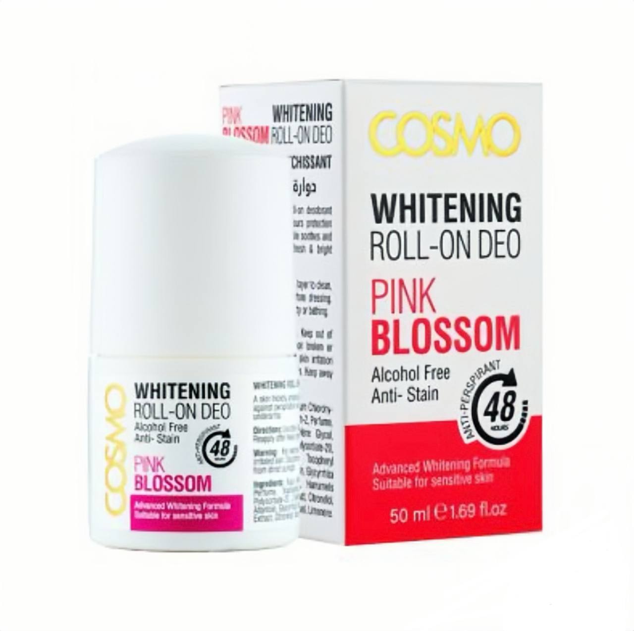 COSMO PINK BLOSSOM WHITENING ROLL ON DEO - 50ML