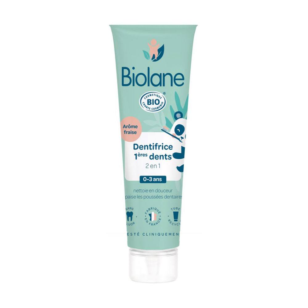 biolane organig first teeth toothpaste 50ml