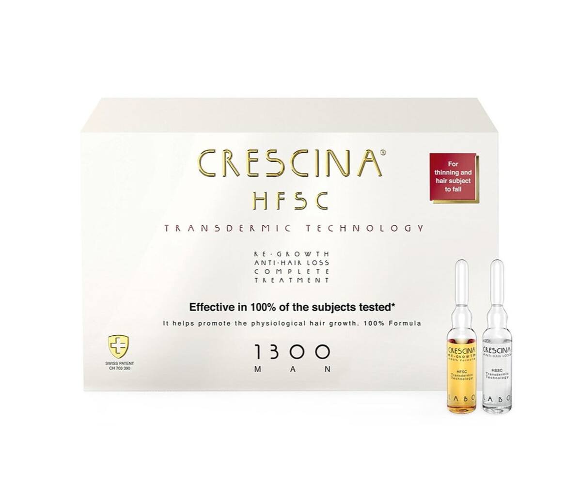 Crescina 1300 Man 10 TC + 10 FL Transdermic Technology