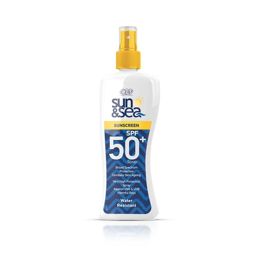 eva cosmetics spray sunscreen spf 50 -200ml