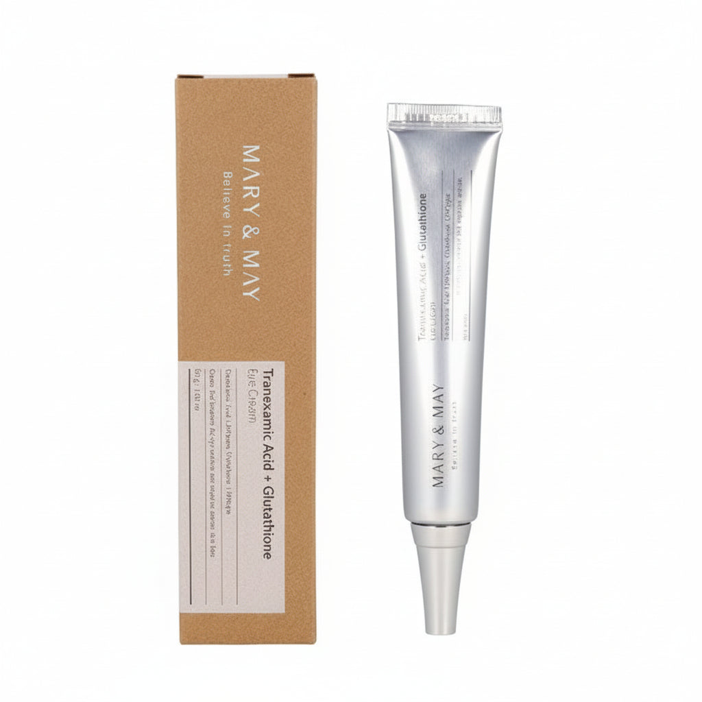 MARY & MAY Tranexamic Acid + Glutathion Eye Cream - 30ml Aleen Beauty MARY & MAY Tranexamic Acid + Glutathion Eye Cream - 30ml Aleen Beauty
