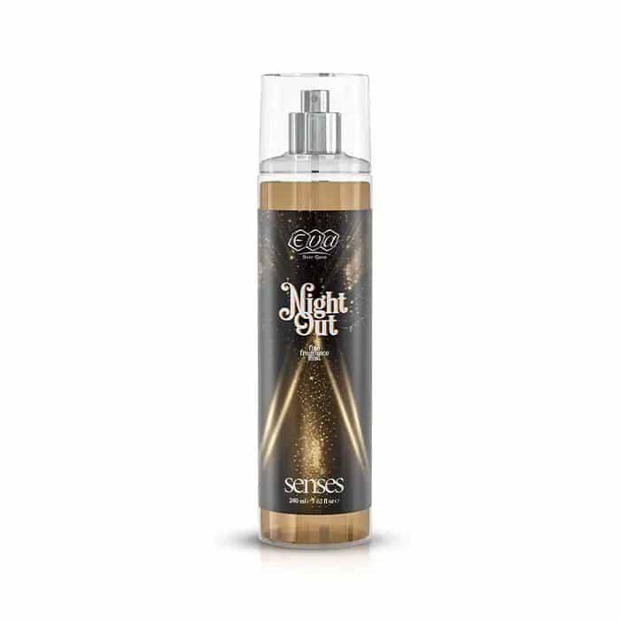 eva cosmetics body splash night out 240ml