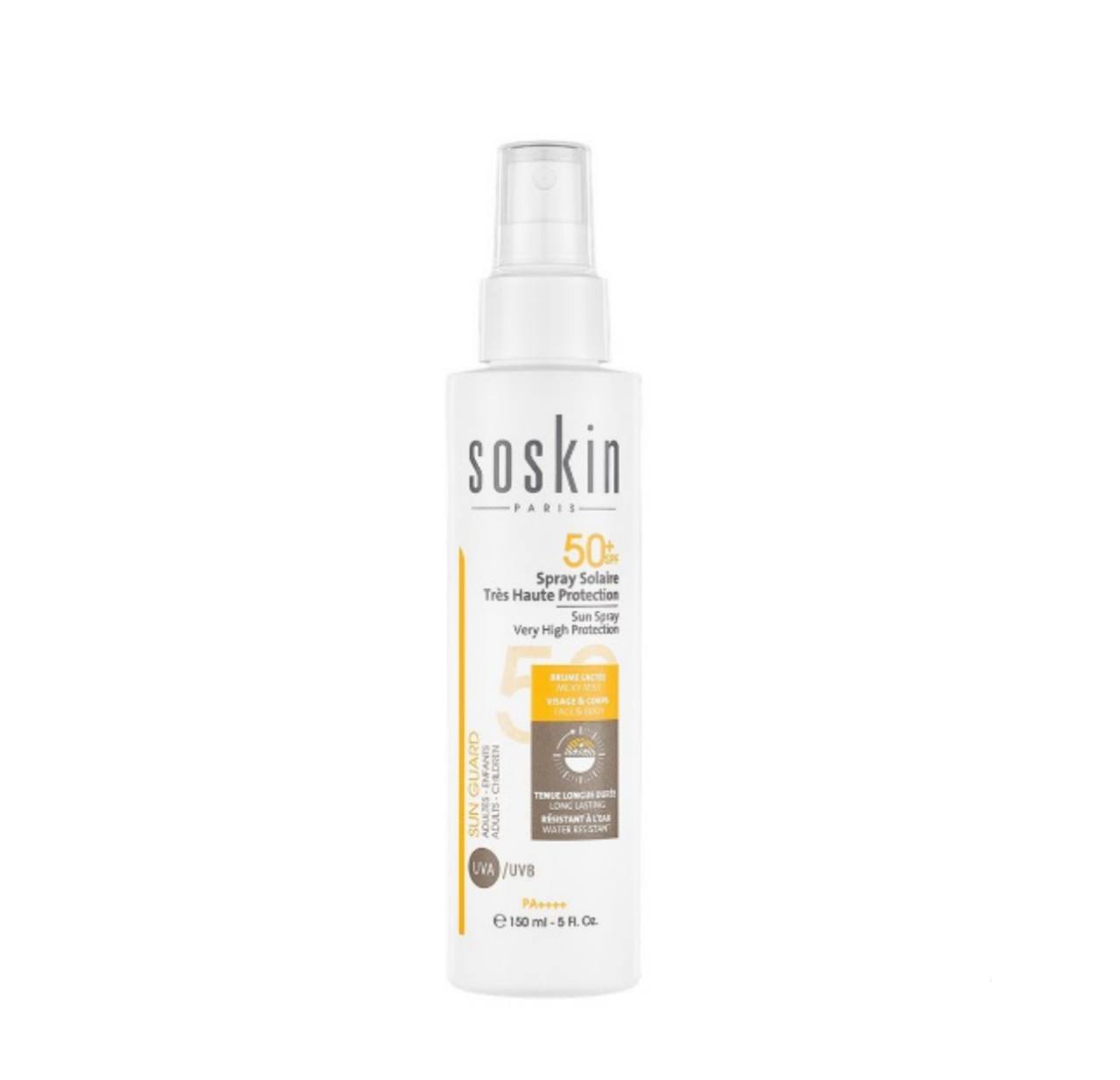 soskin sun spray dry touch spf 50 -150ml