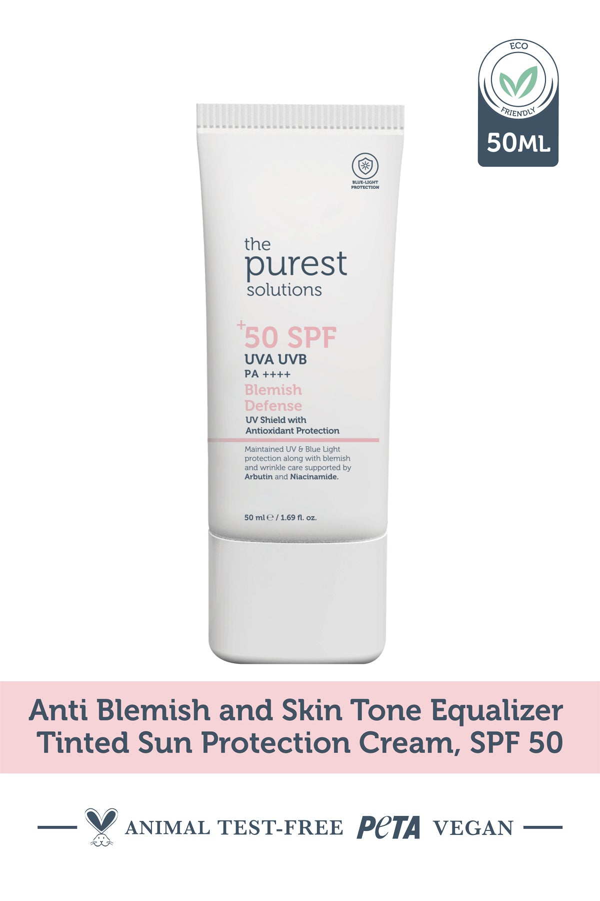 Antioxidant Sunscreen for Blemished Skin, 50+ SPF UVA/UVB Blemish Defense - Antioxidant Protection TPS209