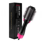 One step hair dryer brush