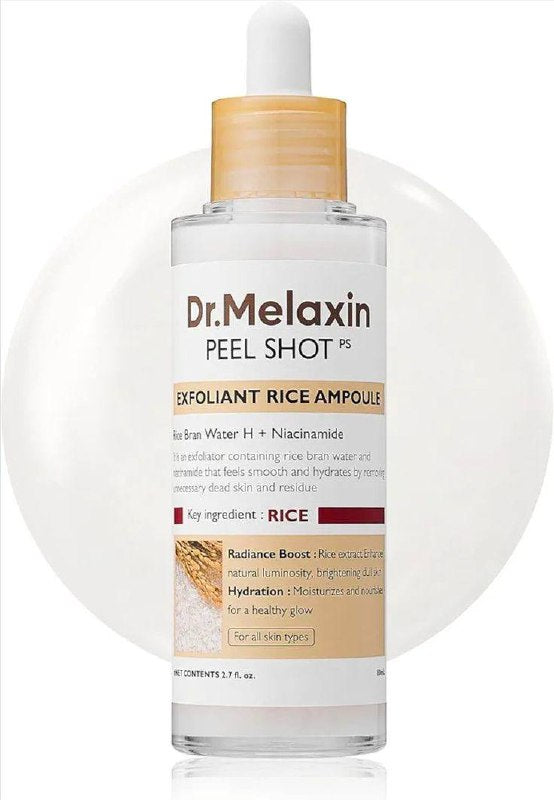 دكتور ميلاكسين أمبول مقشر بالأرز الأبيض – 80 مل
