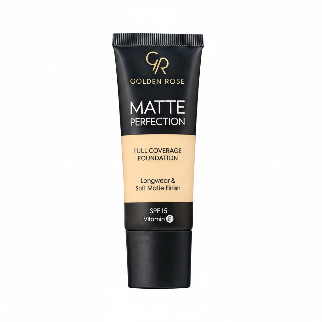 Golden Rose Matte Perfection Full Coverage Foundation W1 – Matte High Coverage Foundation