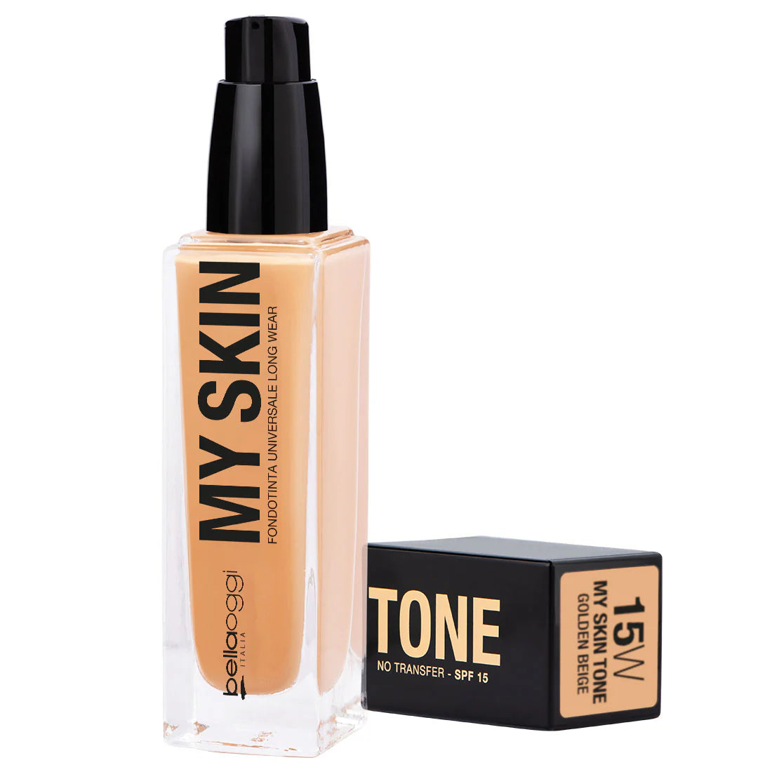 Bellaoggi My Skin Tone Fondotinta Universale Long Wear 15W Golden Beige 30ml