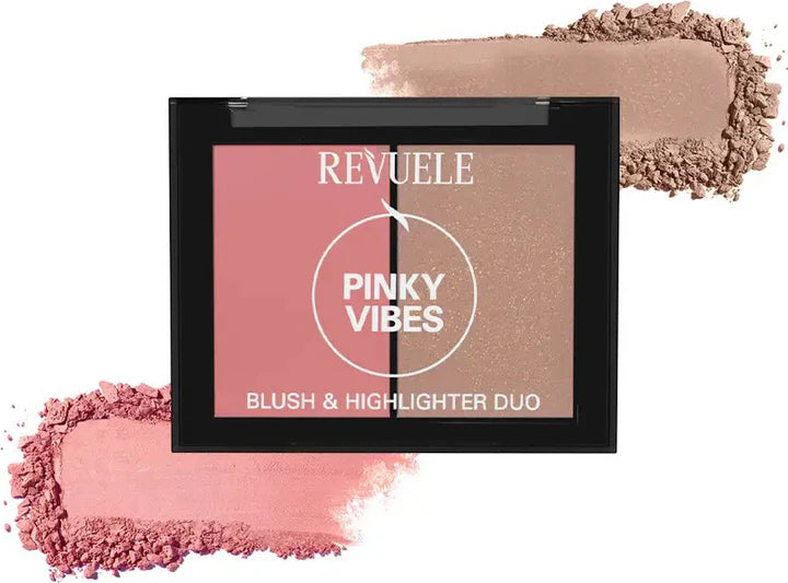 REVUELE BLUSH & HIGHLIGHTER DUO - 8G |