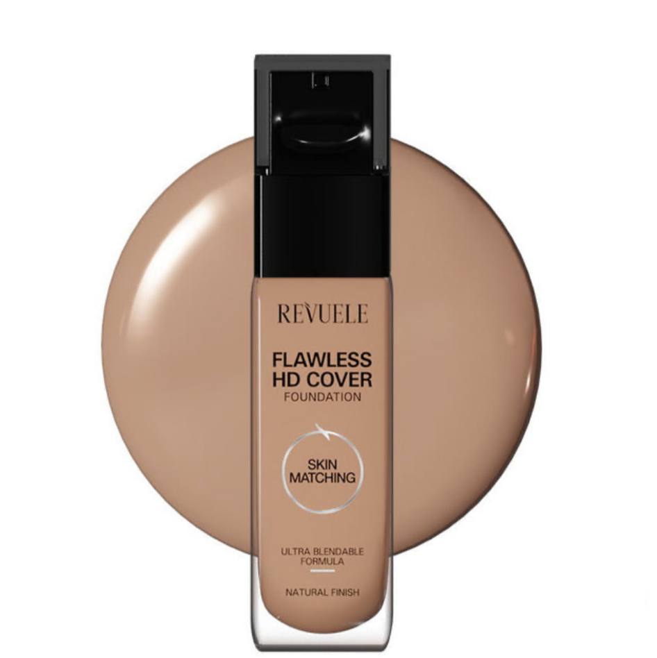 REVUELE FLAWLESS HD COVER FOUNDATION - 02