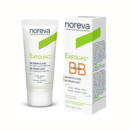 noreva Exfoliac Light Tinted Anti-imperfections Treatment - 30ml