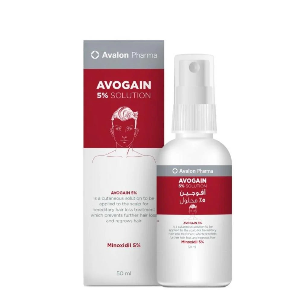 Avogain 5% Minoxidil Hair Loss Treatment Solution 50ml