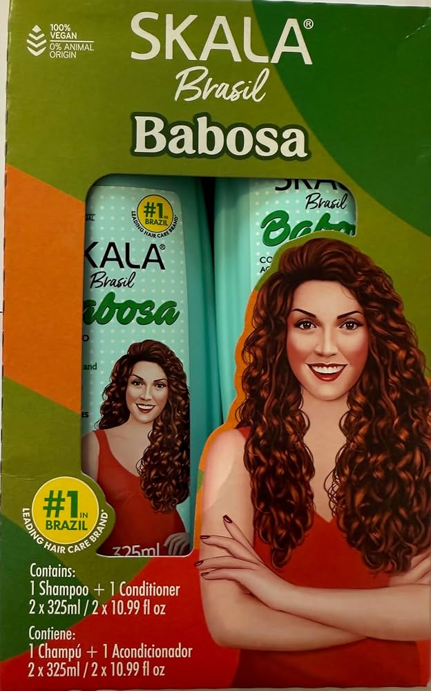 Skala Babosa For Curly Hair Shampoo + Conditioner Set