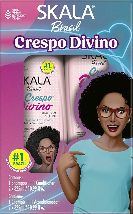 Skala Crespo Divino For Curly Hair Shampoo + Conditioner Set