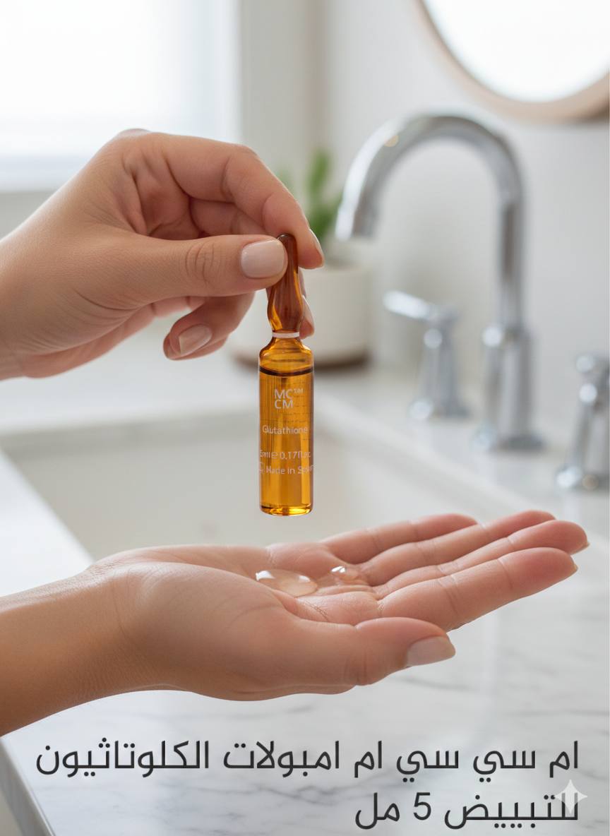 MCCM GLUTATHIONE 5ML AMPOULE Aleen Beauty MCCM GLUTATHIONE 5ML AMPOULE Aleen Beauty