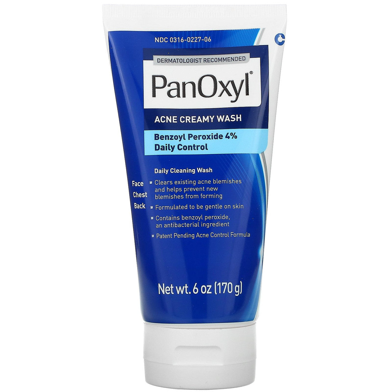 PANOXYL ACNE CREAMY FACE WASH 4% BENZOYL PEROXIDE - 170G