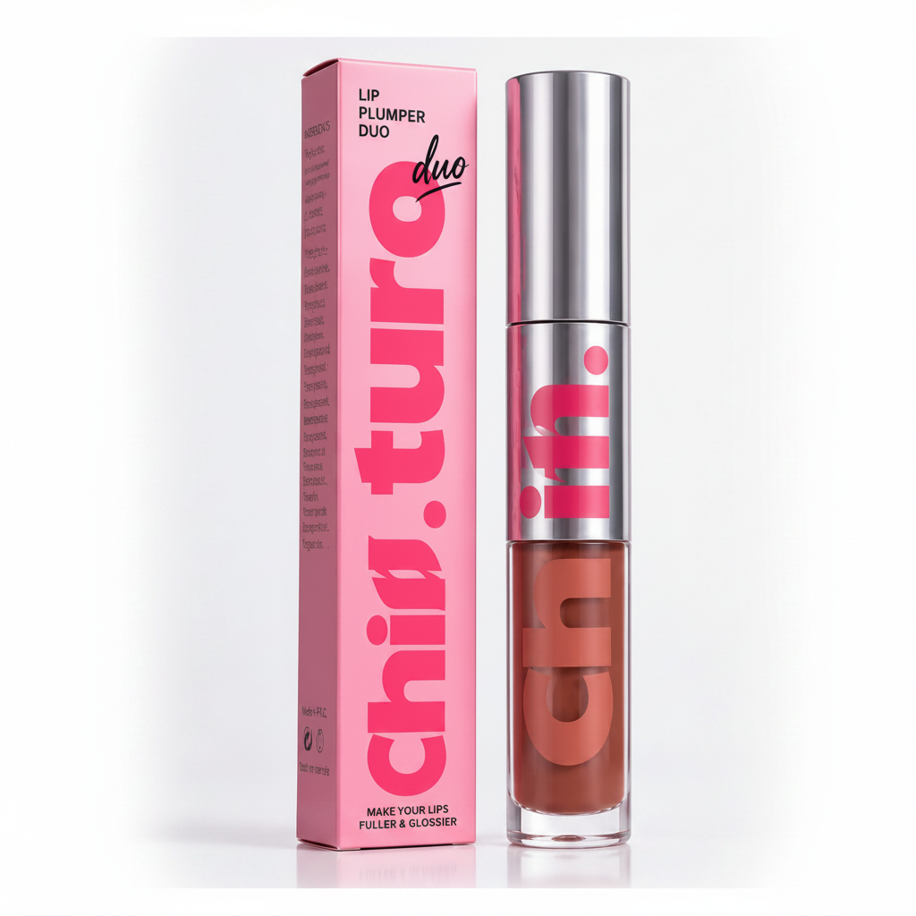 Chioture Lip Liner Gloss Plumper Duo 04 – Lip Liner & Gloss Plumper Duo LATTE MELLOW