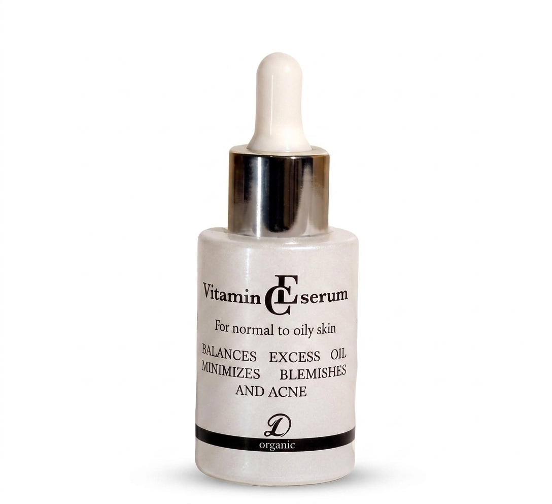 D Organic Vitamin C, E Serum 30ml – Brightening Facial Serum