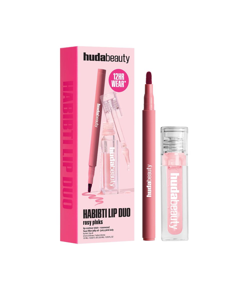 Huda Beauty Habibti Lip Duo Rosy Pinks