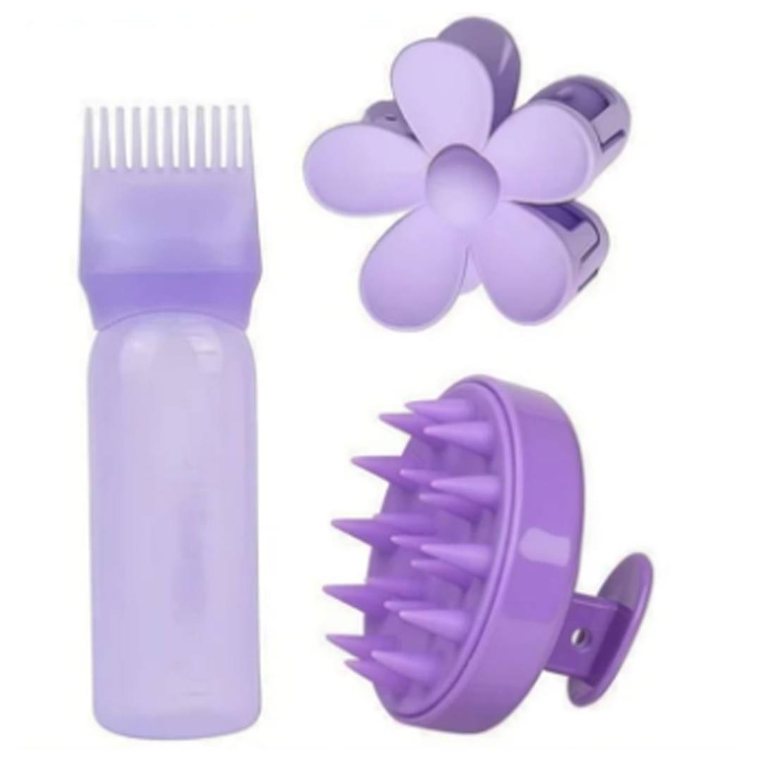 3PCS Flowers Scalp Massagers