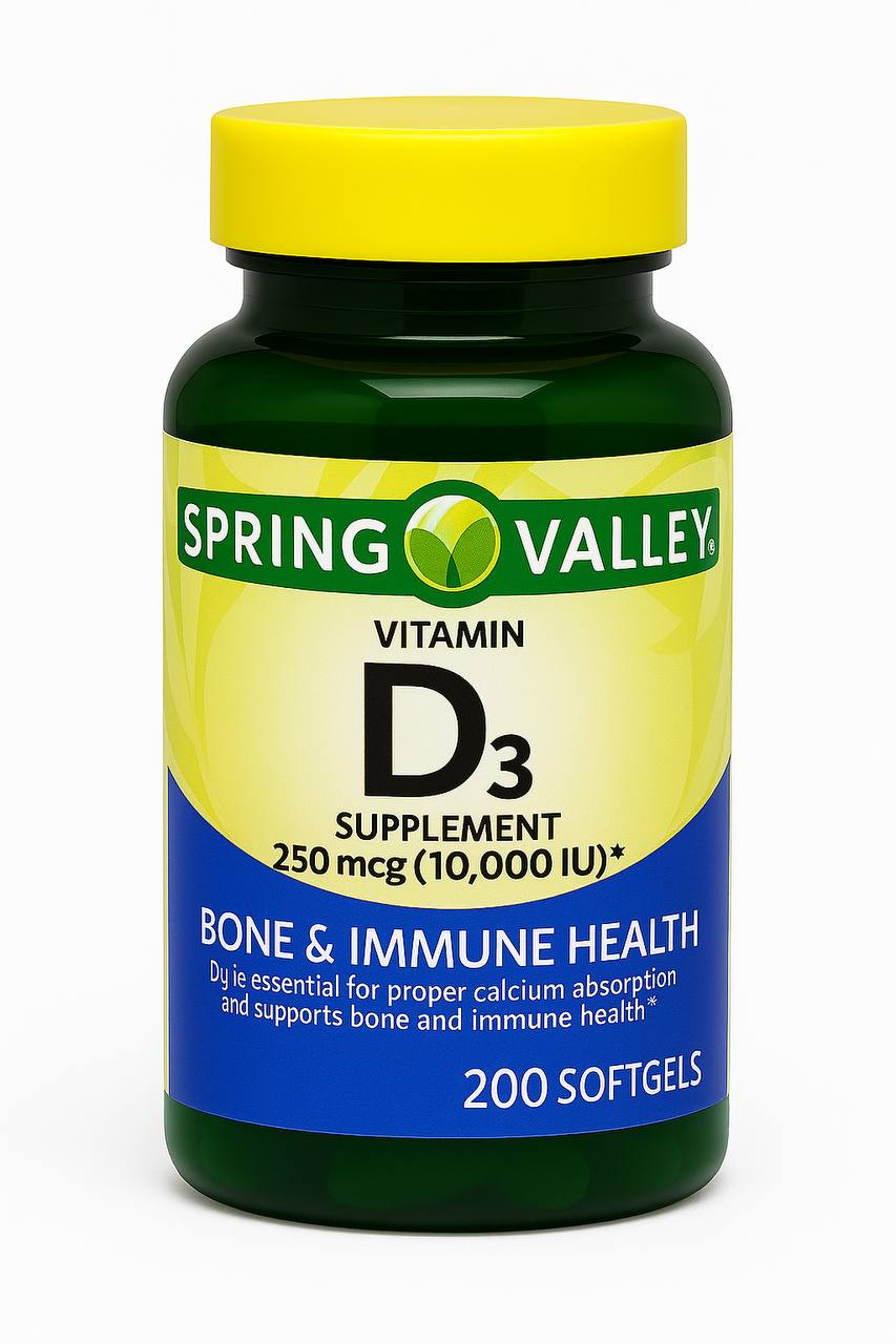 Vitamin D3 10000IU – 200 Soft Gels