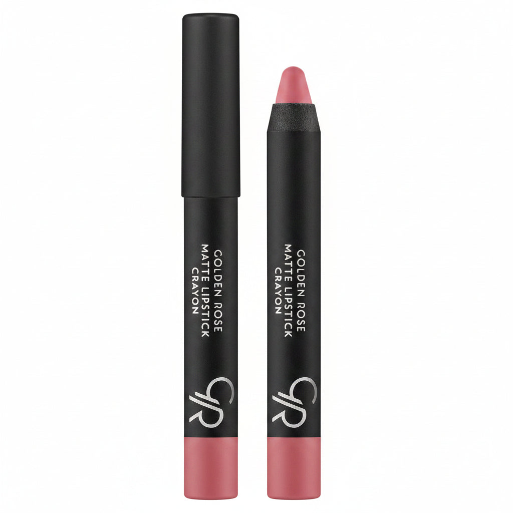 Golden Rose Matte Lipstick Crayon 12 – Classic Rose Shade