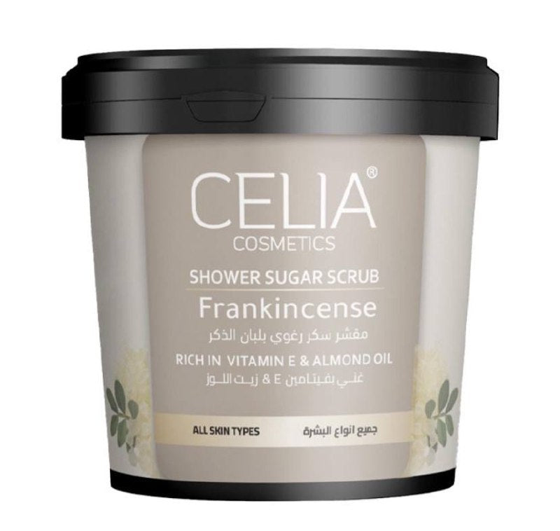 Celia Shower Sugar Scrub Frankincense 600g – Sugar Body Scrub