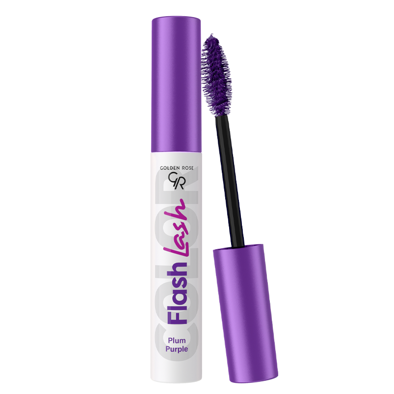 Golden Rose Flash Lash Colored Mascara Plum Purple 9ml