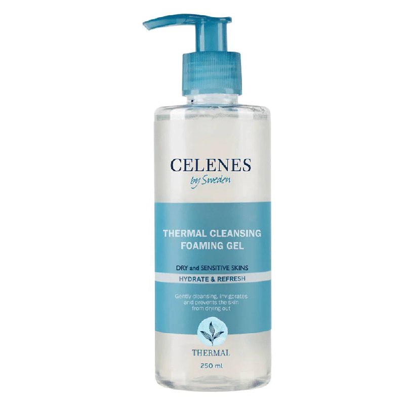 Celenes Thermal Cleansing Foaming Gel – Dry And Sensitive Skin - 250ml