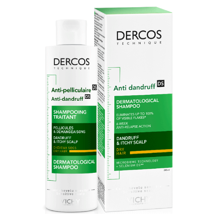 Vichy Dercos Anti-Dandruff DS Shampoo for Dry Hair 200ml